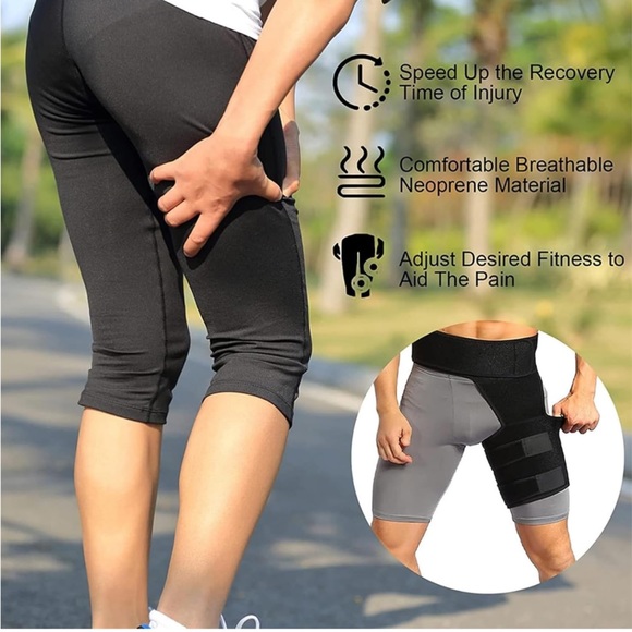 hip wrap stabilizes hip, thigh, and joint, providing stability support unisex - Picture 11 of 11
